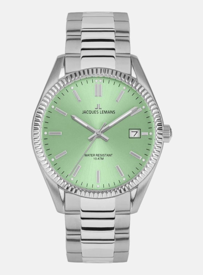 Montre Homme Jacques Lemans Derby - 50-4F - Bracelet en Acier Inoxydable - Affichage analogique  - Résistant à l'eau