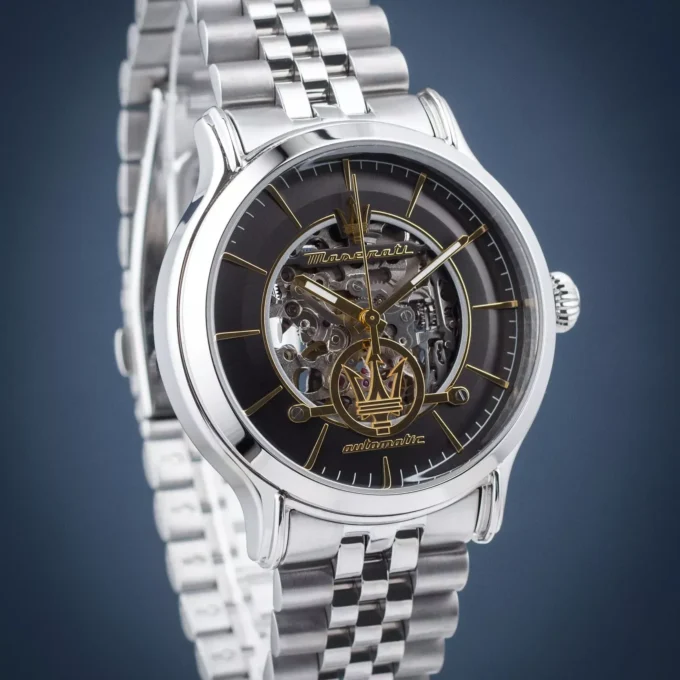 Montre Homme Maserati EPOCA - R8823118015 - Automatique - Affichage analogique - Résistant à l'eau - Verre Saphir
