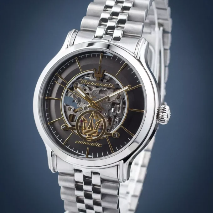 Montre Homme Maserati EPOCA - R8823118015 - Automatique - Affichage analogique - Résistant à l'eau - Verre Saphir