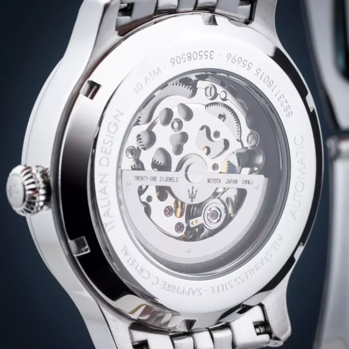 Montre Homme Maserati EPOCA - R8823118015 - Automatique - Affichage analogique - Résistant à l'eau - Verre Saphir