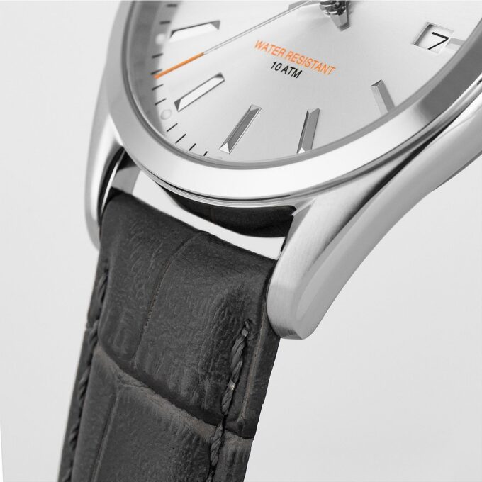 Montre Homme Jacques Lemans Derby 1-1859I - Bracelet en Cuir noir - Affichage analogique - Résistant à l'eau