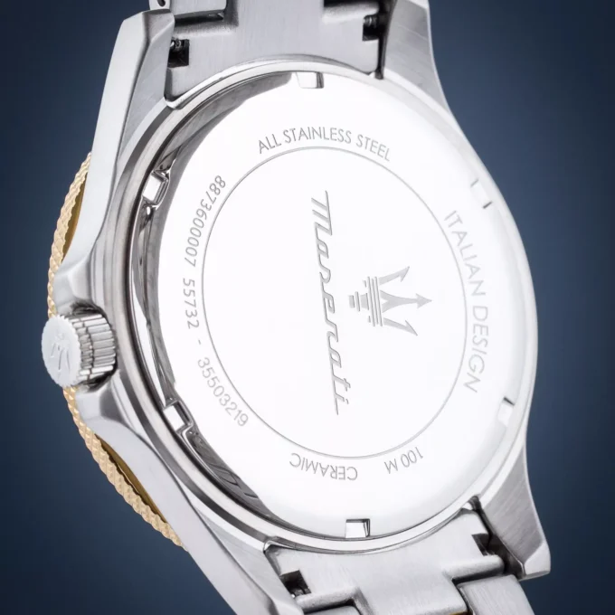 MASERATI Montre Homme Maserati Compétition - R8873600007 - Bracelet en Acier Inoxydable - Affichage analogique - Résistant à l'eau