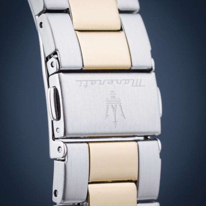 MASERATI Montre Homme Maserati Compétition - R8873600007 - Bracelet en Acier Inoxydable - Affichage analogique - Résistant à l'eau