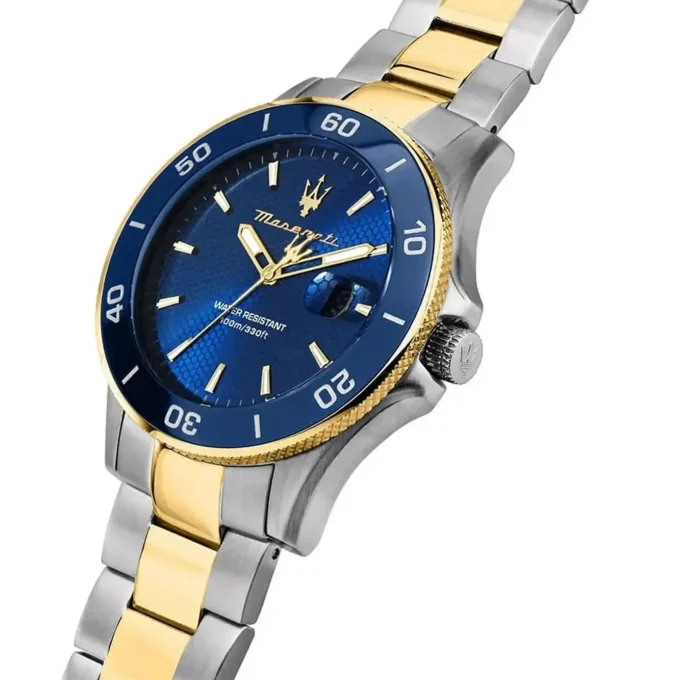 MASERATI Montre Homme Maserati Compétition - R8873600007 - Bracelet en Acier Inoxydable - Affichage analogique - Résistant à l'eau