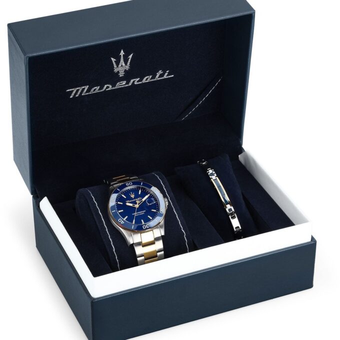 MASERATI Montre Homme Maserati Compétition - R8873600007 - Bracelet en Acier Inoxydable - Affichage analogique - Résistant à l'eau