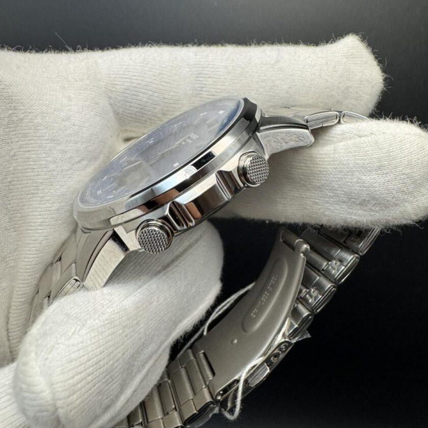montre homme casio amw 880d 2a1vdf bracelet en acier inoxydable analogique numérique résistant à l'eau