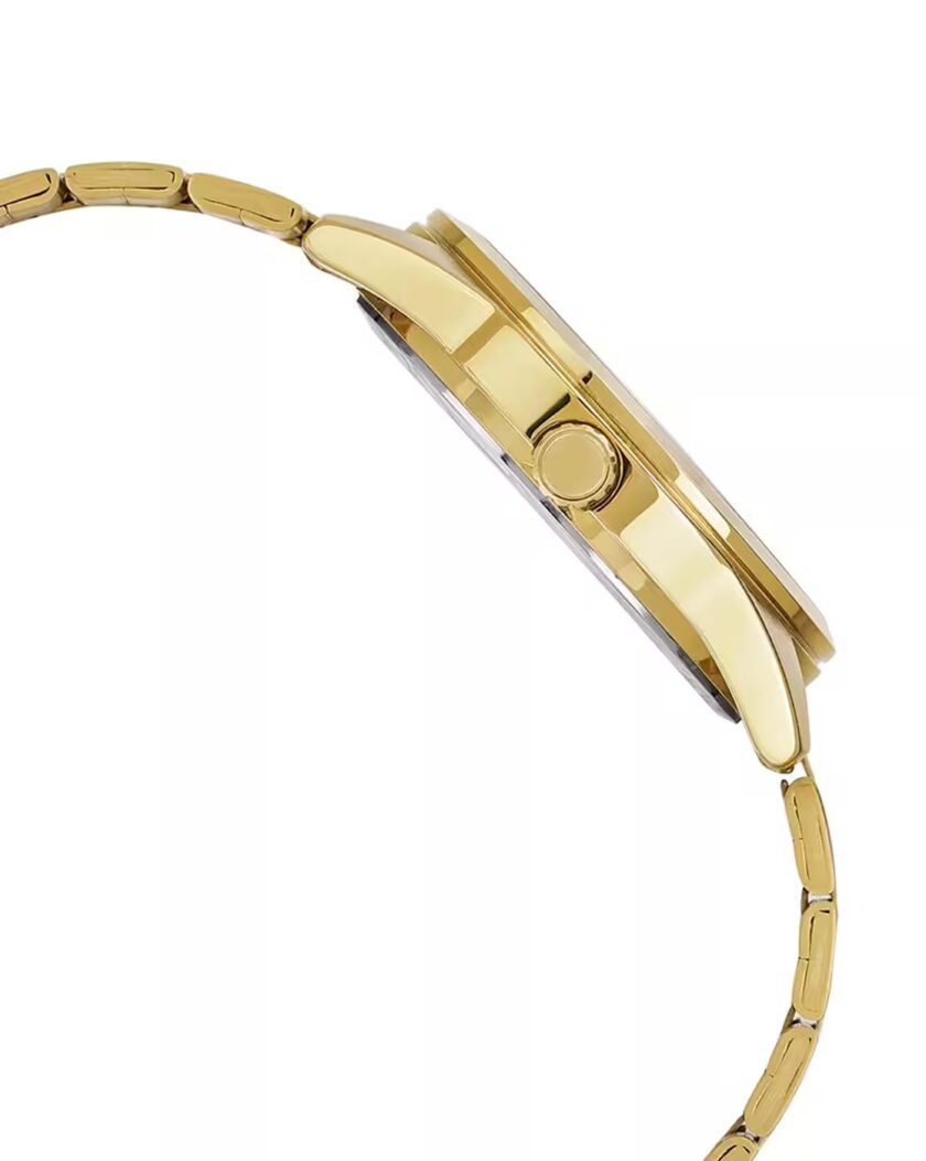 montre homme casio mtp vd03g 3audf bracelet acier inoxydable doré, affichage analogique, résistante à l’eau, cadran vert montre classique