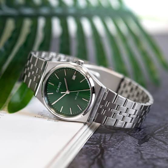 montre homme casio mtp b145d 3avdf bracelet en acier inoxydable affichage analogique résistant à l'eau