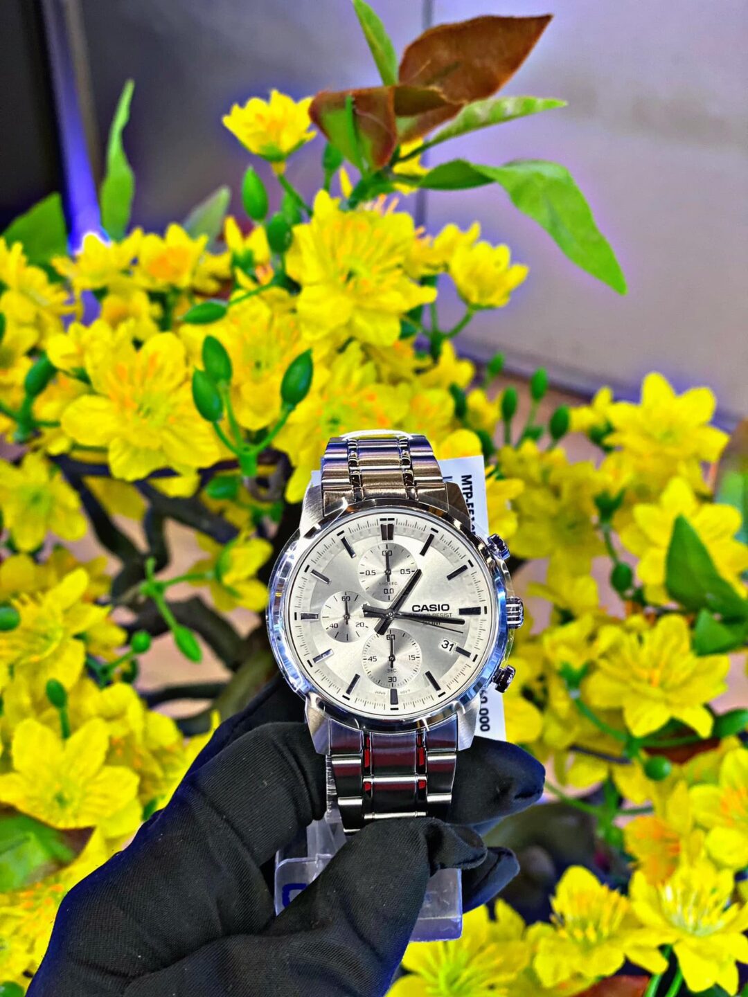 aiwatch_MTP-E510D-7AVDF - Montre Homme Casio - MTP-E510D-7AVDF - Bracelet en Acier Inoxydable - Affichage analogique - Résistant à l'eau