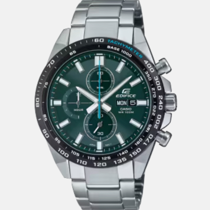 Montre Homme Casio Edifice - EFR-574DB-3AVUDF - Bracelet en Acier Inoxydable - Affichage analogique - Résistant à l'eau