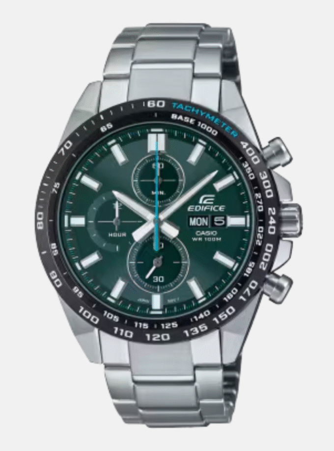 Montre Homme Casio Edifice - EFR-574DB-3AVUDF - Bracelet en Acier Inoxydable - Affichage analogique - Résistant à l'eau
