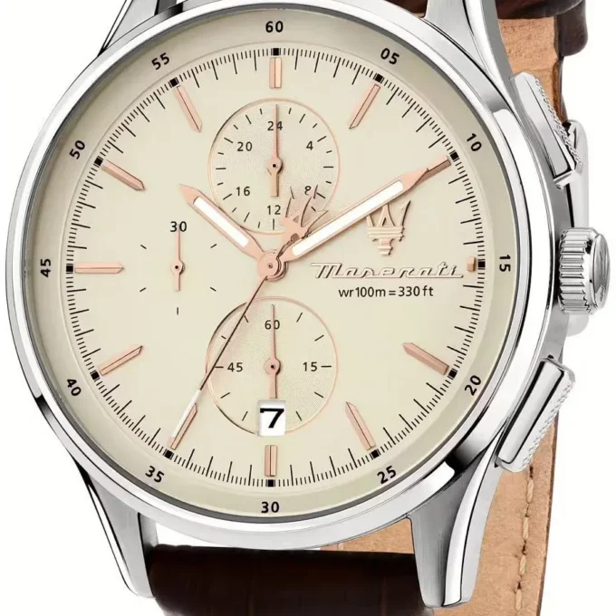 montre homme maserati sorpasso – r8871624010 – bracelet en cuir – boucle ardillon – poids 85 g – emballage d'origine