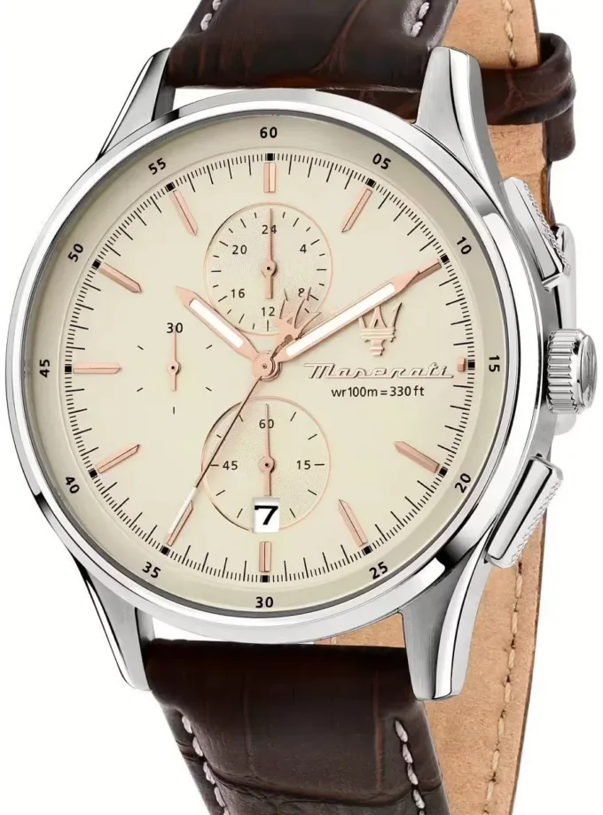 montre homme maserati sorpasso – r8871624010 – bracelet en cuir – boucle ardillon – poids 85 g – emballage d'origine
