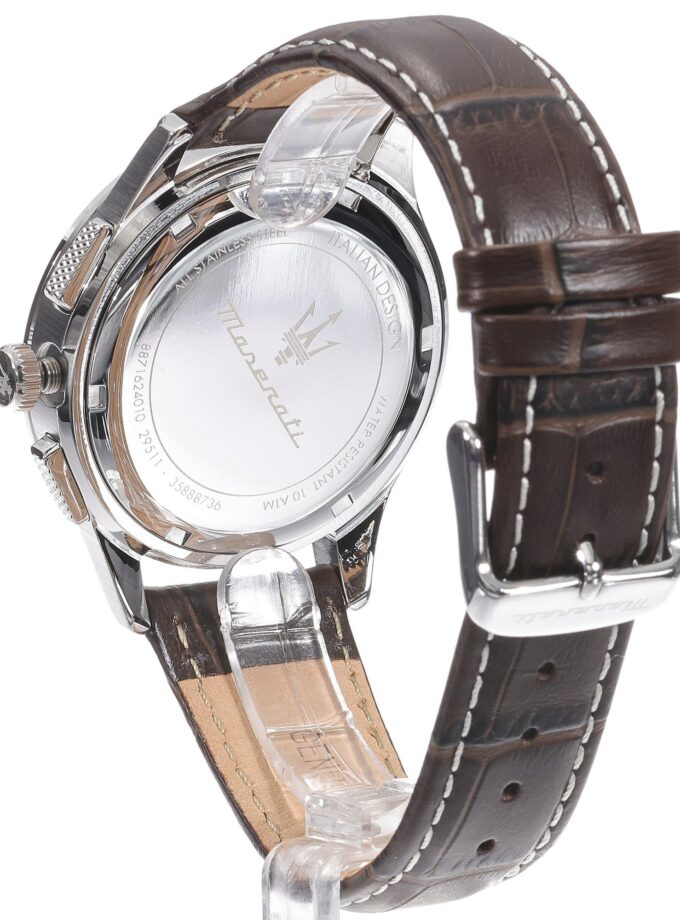 Montre Homme Maserati Sorpasso – R8871624010 – Bracelet en Cuir – Boucle Ardillon – Poids 85 g – Emballage d'Origine