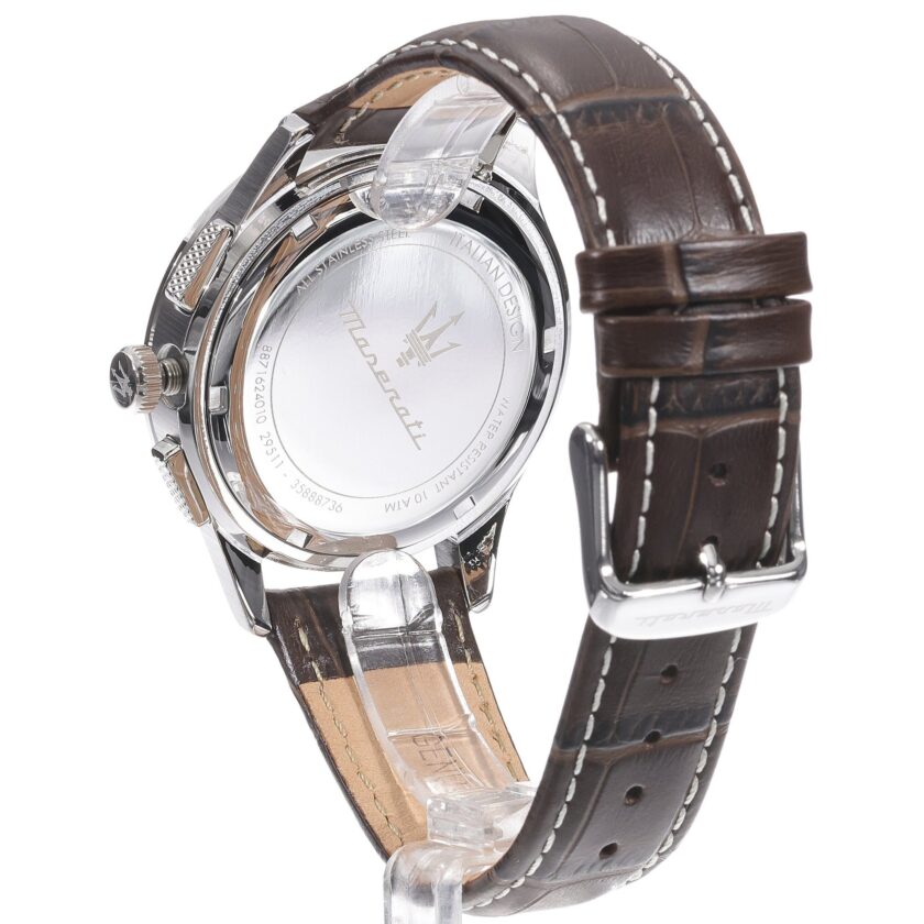 montre homme maserati sorpasso – r8871624010 – bracelet en cuir – boucle ardillon – poids 85 g – emballage d'origine
