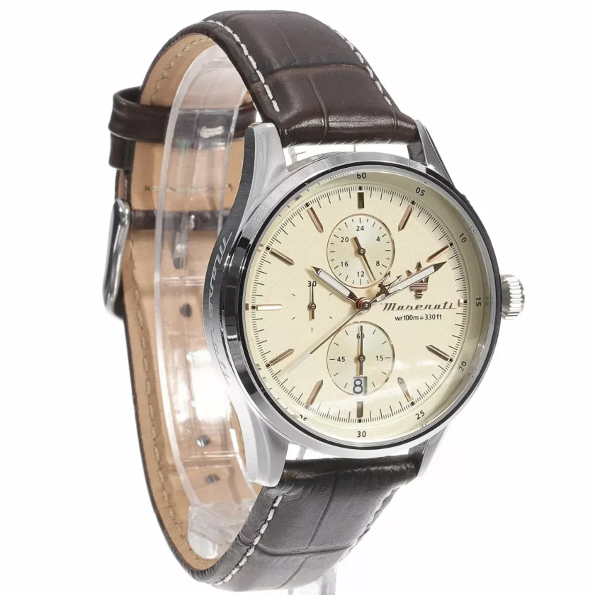 montre homme maserati sorpasso – r8871624010 – bracelet en cuir – boucle ardillon – poids 85 g – emballage d'origine