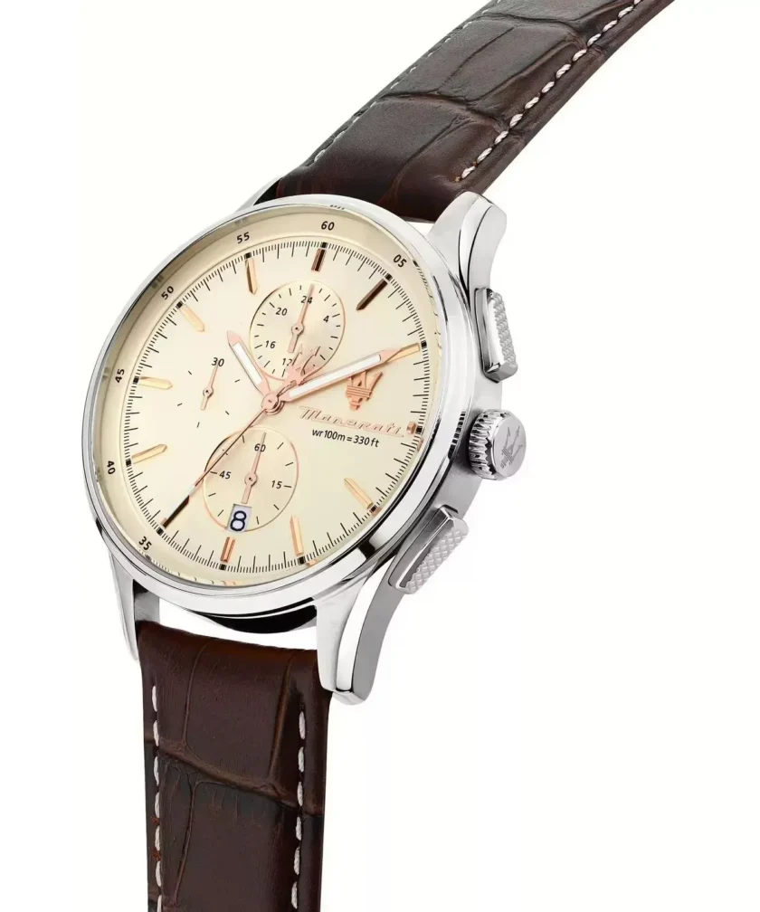 montre homme maserati sorpasso – r8871624010 – bracelet en cuir – boucle ardillon – poids 85 g – emballage d'origine