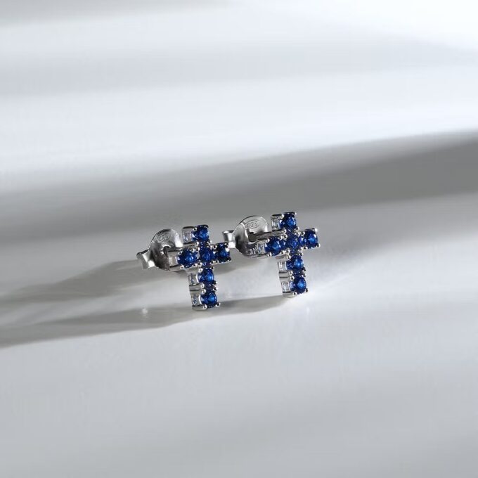 Morellato SAIW219 - Boucles d'Oreilles Précieuses en Argent Recyclé avec Symbole de Croix