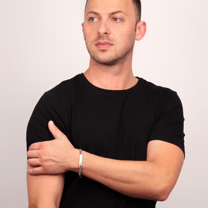 Bracelet Homme Sector No Limits SAGJ18 - Acier Inoxydable - 22 cm en Argent