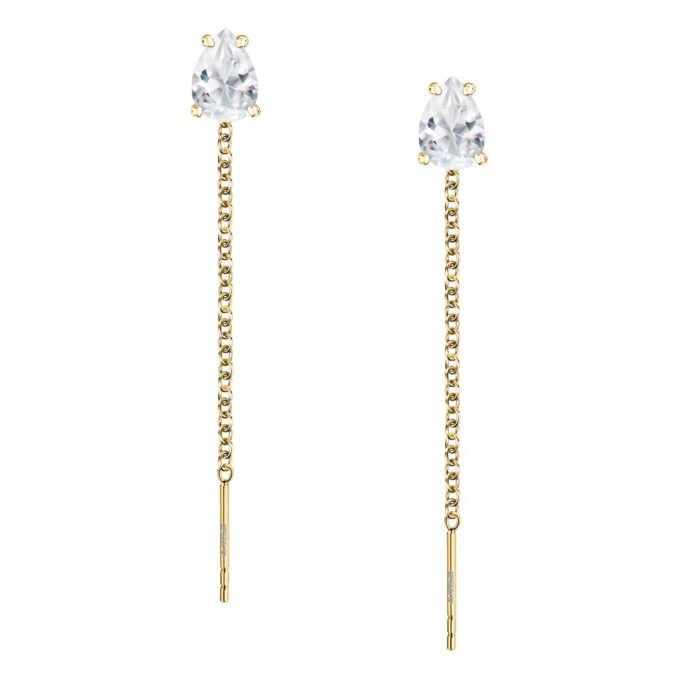 Boucles d’oreilles élégantes - Morellato - Femme - Design moderne, Légères, Hypoallergéniques, Finition brillante - Acier inoxydable - Argenté - Réf. SAIW208