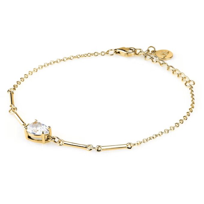 Bracelet Bijoux Femme - Morellato - Design élégant, Ajustable, Résistant, Confortable - Acier inoxydable - Argenté - Réf. SAIW209