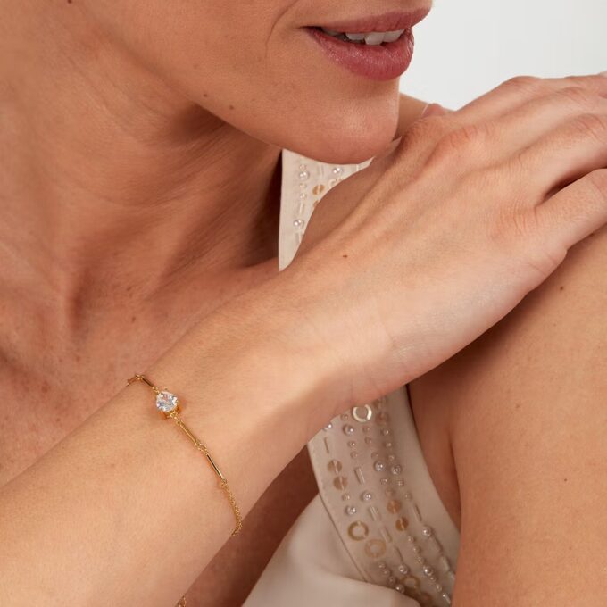 Bracelet Bijoux Femme - Morellato - Design élégant, Ajustable, Résistant, Confortable - Acier inoxydable - Argenté - Réf. SAIW209