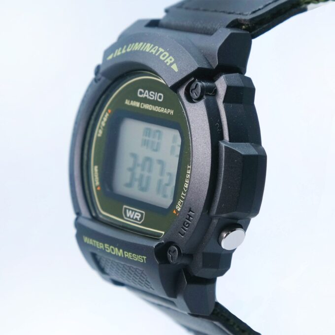 Casio W-219HB-3AVDF - Montre Décontractée pour Homme et Femme avec Fonctionnalités Avancées