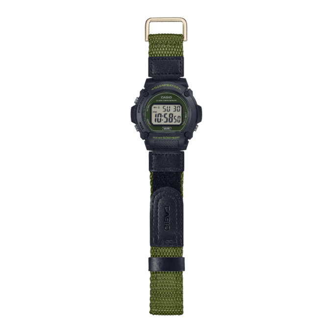 Casio W-219HB-3AVDF - Montre Décontractée pour Homme et Femme avec Fonctionnalités Avancées