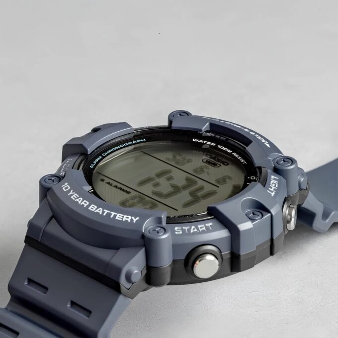 CASIOCasio AE-1500WH-2AVDF - Montre Multifonctionnelle avec Durée de Batterie de 10 Ans