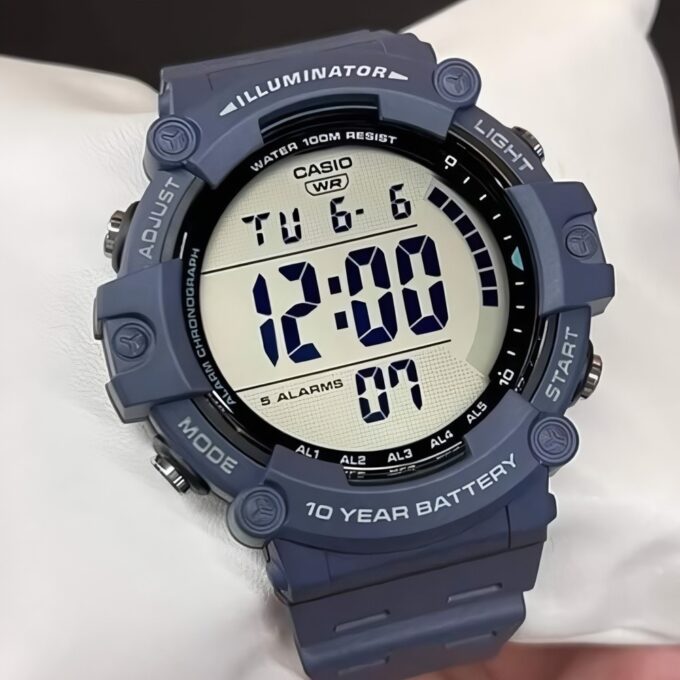 CASIOCasio AE-1500WH-2AVDF - Montre Multifonctionnelle avec Durée de Batterie de 10 Ans