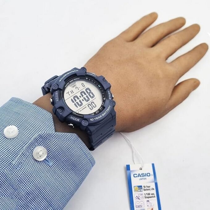 CASIOCasio AE-1500WH-2AVDF - Montre Multifonctionnelle avec Durée de Batterie de 10 Ans