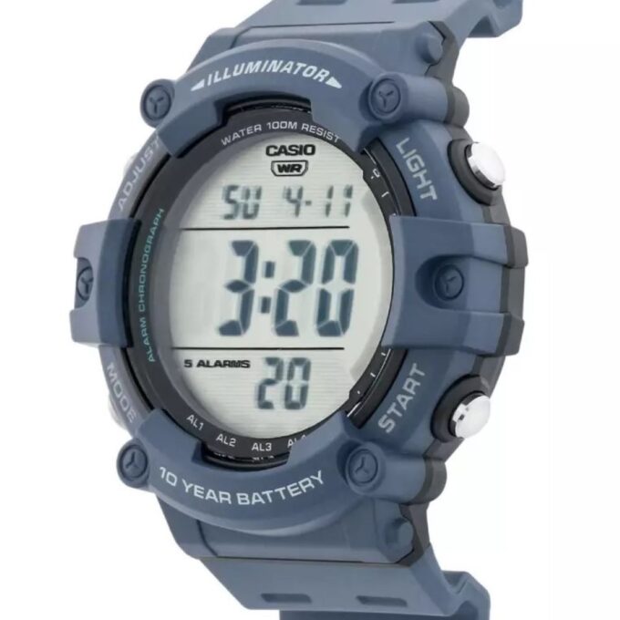 CASIOCasio AE-1500WH-2AVDF - Montre Multifonctionnelle avec Durée de Batterie de 10 Ans