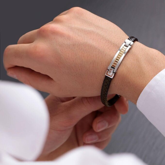 Bracelet MORELLATO SQH34 - Femme - Acier inoxydable, Élégant, Ajustable, Fermoir sécurisé - Bijoux - Argenté - Référence SQH34