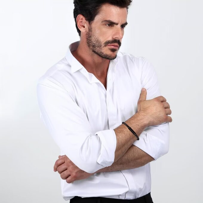 Bracelet SECTOR - Bijoux Homme - Acier inoxydable, Design moderne, Résistant à l’eau, Fermoir sécurisé - Métal argenté - SZV101