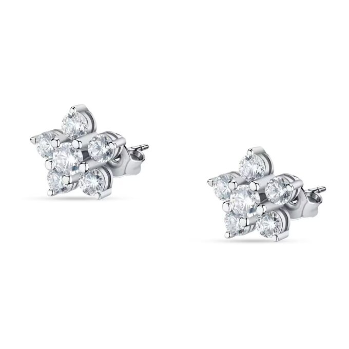 Boucles d’oreilles MORELLATO femme – Élégantes, design italien, acier inoxydable, hypoallergéniques – Bijoux tendance – SAIW126