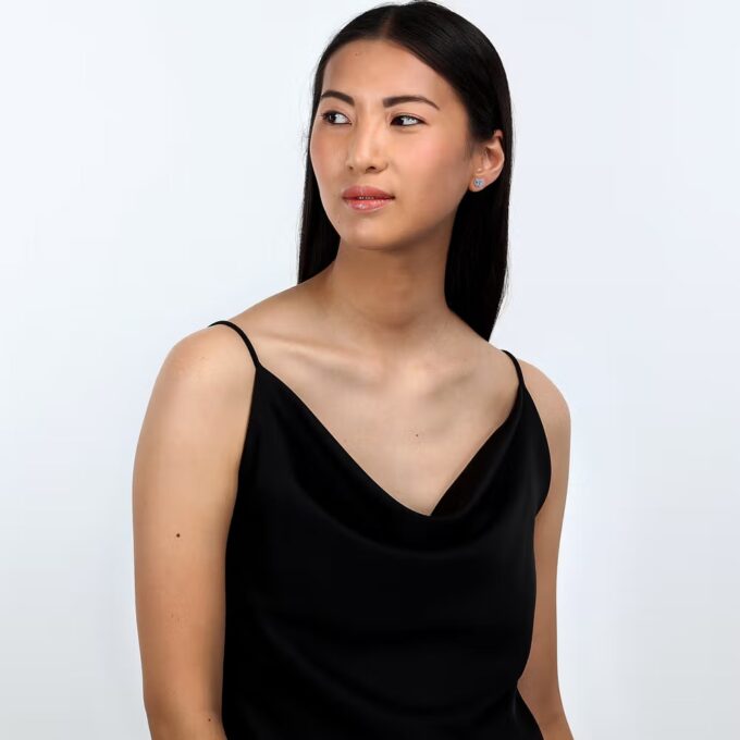 Boucles d’oreilles MORELLATO Femme – Élégantes, Design italien, Hypoallergéniques, Fermoir sécurisé – Acier inoxydable – Argenté – SAVB08