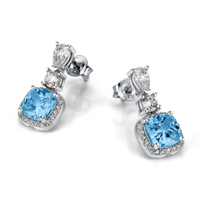 Boucles d’oreilles MORELLATO - Femme - Élégantes, Hypoallergéniques, Design Italien, Fermoir sécurisé - Acier inoxydable - Argenté - SAIW110