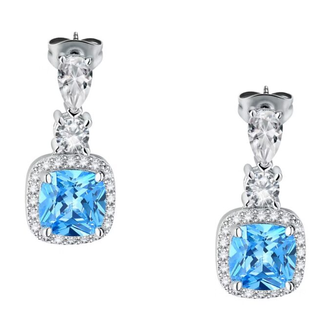 Boucles d’oreilles MORELLATO - Femme - Élégantes, Hypoallergéniques, Design Italien, Fermoir sécurisé - Acier inoxydable - Argenté - SAIW110