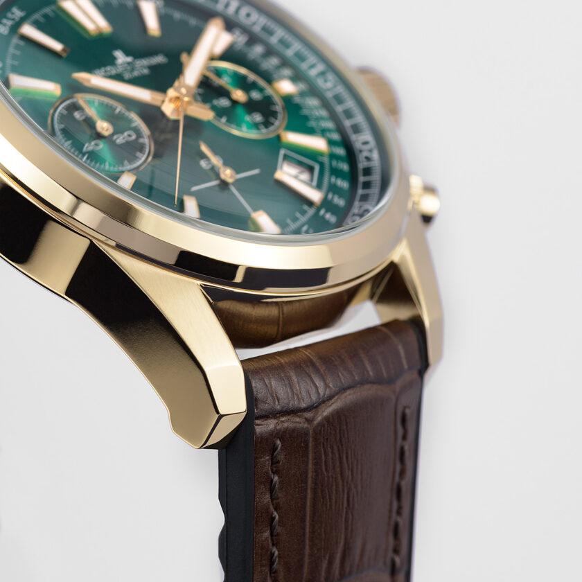 montre jacques lemans 1 2117h montre sportive pour hommes avec chronographe et résistance à l'eau de 200 mètres