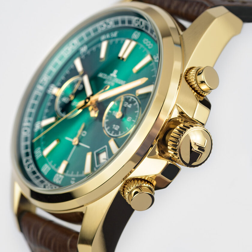 montre jacques lemans 1 2117h montre sportive pour hommes avec chronographe et résistance à l'eau de 200 mètres