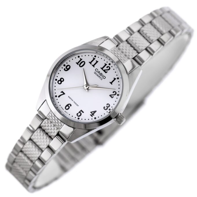 Montre femme Casio LTP-1274D-7B - Analogique, originale, acier inoxydable, argent - Montre classique élégante