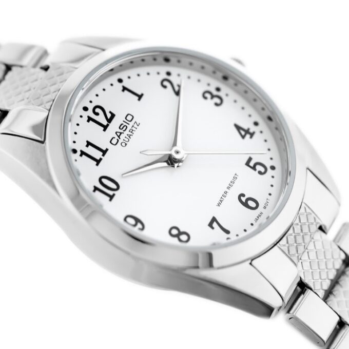 Montre femme Casio LTP-1274D-7B - Analogique, originale, acier inoxydable, argent - Montre classique élégante