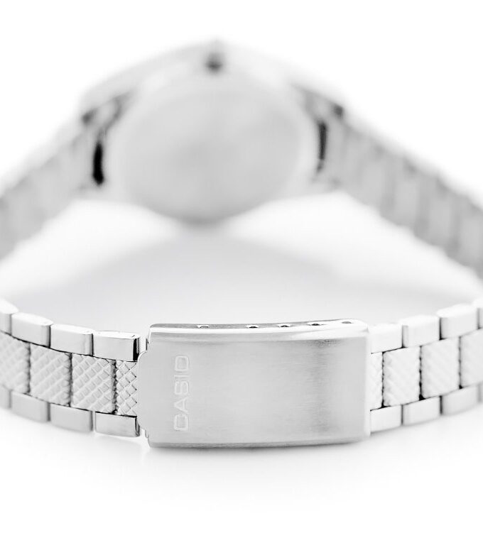 Montre femme Casio LTP-1274D-7B - Analogique, originale, acier inoxydable, argent - Montre classique élégante