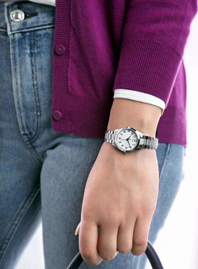 Montre femme Casio LTP-1274D-7B - Analogique, originale, acier inoxydable, argent - Montre classique élégante