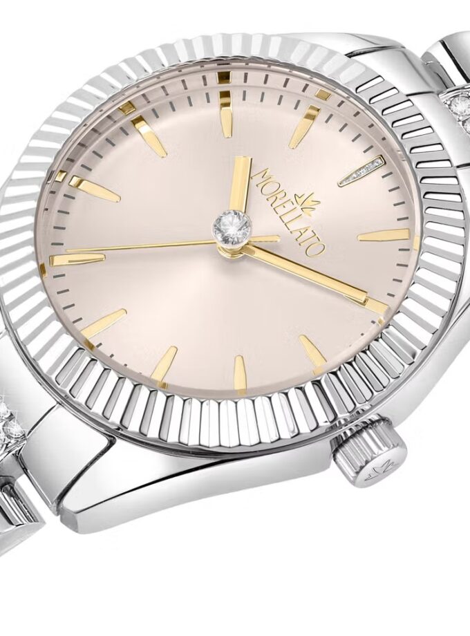 montre femme morellato – r0153165531 – bracelet en métal – affichage analogique – résistante à l’eau 3 atm