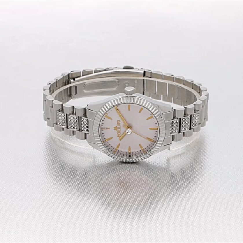 montre femme morellato – r0153165531 – bracelet en métal – affichage analogique – résistante à l’eau 3 atm