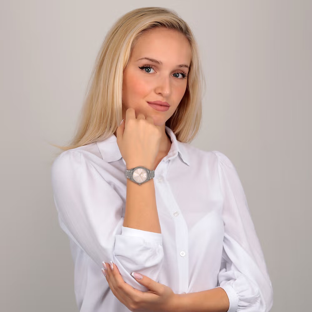 montre femme morellato – r0153165531 – bracelet en métal – affichage analogique – résistante à l’eau 3 atm