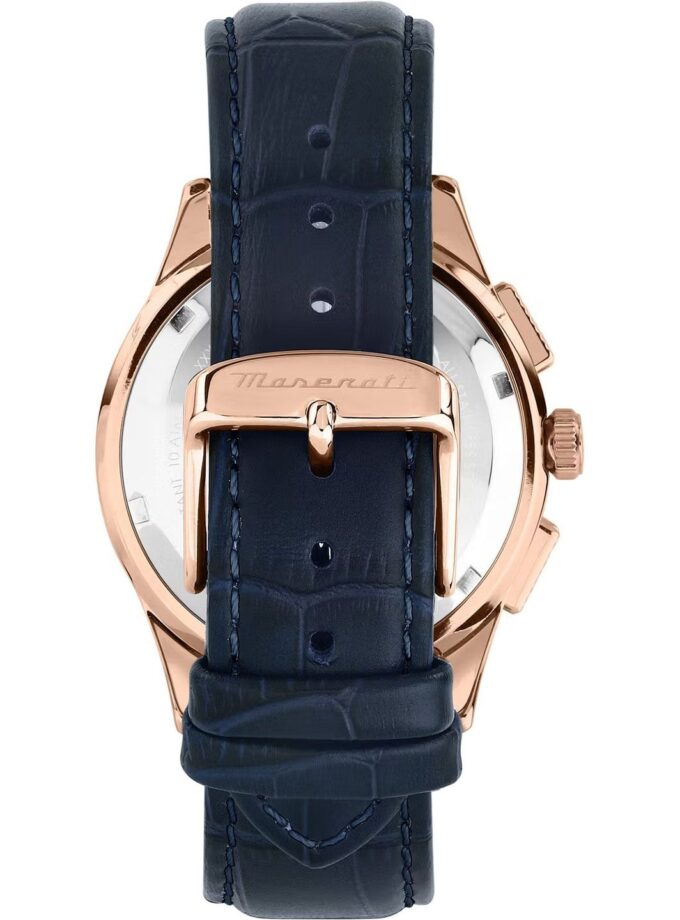 Montre Homme Maserati – R8871624009 – Chronographe Analogique – 42 mm – Bracelet en Cuir – Collection Sorpasso