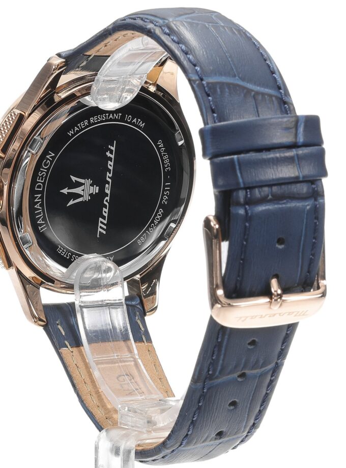 Montre Homme Maserati – R8871624009 – Chronographe Analogique – 42 mm – Bracelet en Cuir – Collection Sorpasso