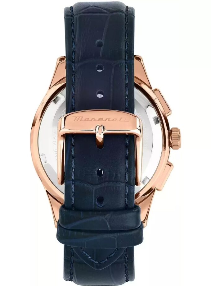 Montre Homme Maserati – R8871624009 – Chronographe Analogique – 42 mm – Bracelet en Cuir – Collection Sorpasso